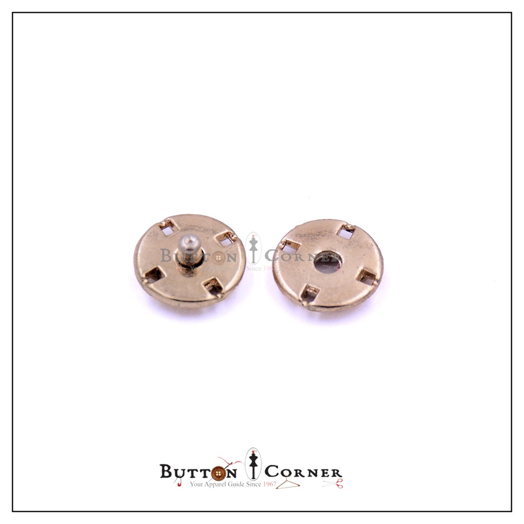2 Part Metal Snap Button | Button Corner